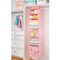 mDesign Fabric Nursery Hanging Organizer with 7 Shelves/3 Drawers